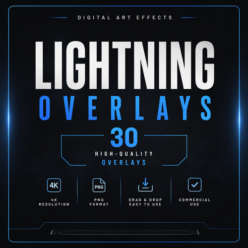 30 Lightning Overlays
