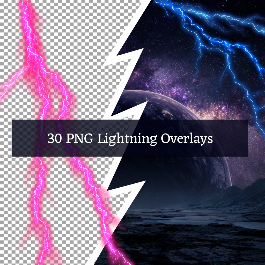 30 Lightning Overlays